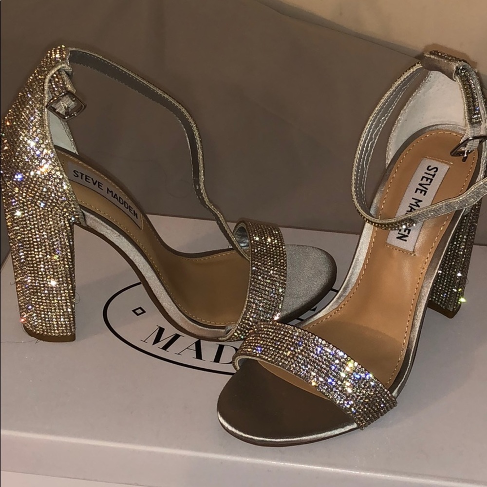 Steve Madden sparkle heels